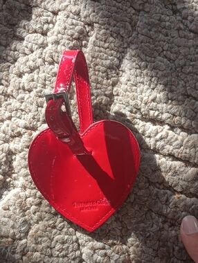 Red Heart Luggage Tag - Genuine Leather Tiffany And Co.